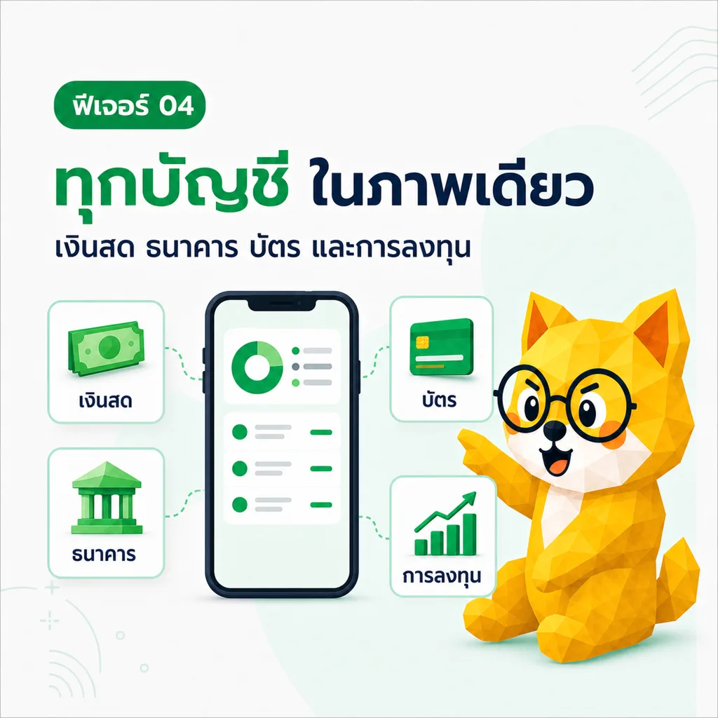 ทุกบัญชีในภาพเดียว