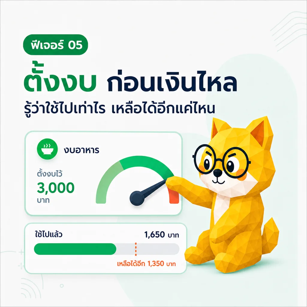 ตั้งงบก่อนเงินไหล